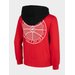 Bluza chłopięca HJZ22 JBLM004 4F - czerwona