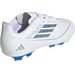Buty piłkarskie, korki F50 Club FG/MG Jr Adidas - White/Blue