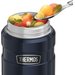 Termos obiadowy z łyżką i kubkiem 470ml Thermos - metaliczny szary