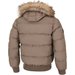 Kurtka męska Burnt Quilted Hooded Jacket Pitbull West Coast - Dark Sand