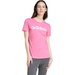 Koszulka damska Loungewear Essentials Slim Logo Tee Adidas - różowa
