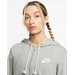 Bluza damska z kapturem Gym Vintage Hoodie Full Zip Nike - grey melange