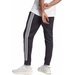 Spodnie dresowe męskie Essentials Fleece 3-Stripes Tapered Cuff Adidas - czarne
