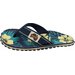 Klapki, japonki Inslander Flip-Flops Gumbies - turkusowe/kwiaty
