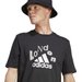Koszulka męska Graphic Tee Adidas - czarna/biała