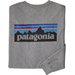 Longsleeve męski P-6 Logo Responsibili Tee Patagonia - gravel heather