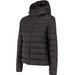 Kurtka puchowa damska TDJAF468 4F - głęboka czerń