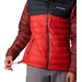 Kurtka puchowa męska Powder Lite II Hooded Jacket Columbia - Sail Red/Black