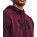 Bluza męska Fleece Big Logo HD Under Armour - bordowa