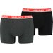Bokserki męskie Basic 2 pary Head - dark grey combo