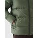 Kurtka puchowa męska TDJAM513 4F - oliwkowy