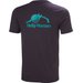 Koszulka męska Nord Graphic T-Shirt Helly Hansen - black grape