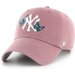 Czapka z daszkiem MLB New York Yankees Icon Alt Clean Up 47 Brand - różowy