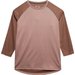Longsleeve rowerowy damski 4FWSS24TFLOF235 4F - ciemny róż