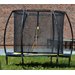 Trampolina ogrodowa z siatką wewnętrzną 244cm Enero - czarna