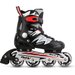 Rolki regulowane Lightning Xride - czerwone/czarne
