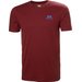 Koszulka męska Nord Graphic T-Shirt Helly Hansen - mars red