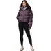 Kurtka puchowa z szelkami damska Amaze Puff Hooded Jacket Columbia - fig high shine