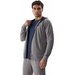 Bluza męska 4FAW23TFSWM209 4F - chłodny jasny szary melanż