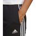 Spodnie dresowe damskie Essentials 3-Stripes French Terry Cuffed Adidas - czarny