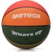 Piłka do koszykówki What's up 7 Meteor - zielony/pomarańczowy