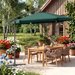 Parasol ogrodowy na wysięgniku Classic 300cm Outtec - zielony