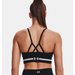 Biustonosz sportowy damski Seamless Low Long Under Armour - czarny