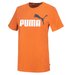 Koszulka juniorska Essentials+ 2 Colour Logo Tee Puma - dark orange