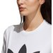 Koszulka damska Trefoil Tee Adidas Originals - white/black