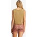 Bezrękawnik, top damski A/DIV Billabong - beżowy