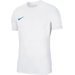 Koszulka męska Dry Park VII SS Nike - biała/niebieska
