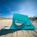 Namiot plażowy samorozkładający, parawan EasyShade UV50 Outtec - turkusowy