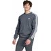 Bluza męska Essentials Fleece 3-Stripes Adidas - ciemnoszara