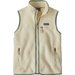 Kamizelka polarowa damska Retro Pile Fleece Vest Patagonia - Natural w/Ellwood Green