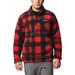 Bluza polarowa męska Rugged Ridge Half Snap Fleece Columbia - Red Omblur