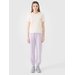 Spodnie dresowe damskie TTROF1013 4F - jasny fiolet