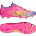 Buty piłkarskie, korki F50 League FG/MG Adidas - Lucid Pink/Lucid Lemon/Blue Fusion