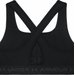 Biustonosz sportowy damski Crossback Mid Bra Under Armour - black