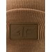 Czapka beanie U0857 4F - jasny brąz