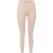 Legginsy pół-bezszwowe damskie Crossover Carpatree - beżowe