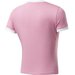 Koszulki damskie Training Essentials Linear 2szt Reebok - biała/różowa