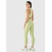 Legginsy damskie TFTIF306 4F - jasna zieleń