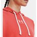 Bluza damska Rival Terry Hoodie Under Armour - czerwony