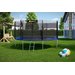 Trampolina 427cm 14FT z siatką zewnętrzną + gratisy Hop Sport