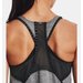 Bezrękawnik, top damski Knockout Mesh Back Under Armour - szary
