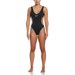 Strój kąpielowy damski Wild Cutout Nike Swim - czarny