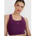 Biustonosz sportowy damski USBAF152 4F - ciemny fiolet