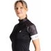 Koszulka rowerowa damska Follow Through Dare2B - Black/Black Dash Animal