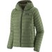 Kurtka puchowa damska Down Sweater Hoody Patagonia - Terrain Green