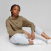 Bluza damska Better Essentials Hoodie TR Puma - brązowa